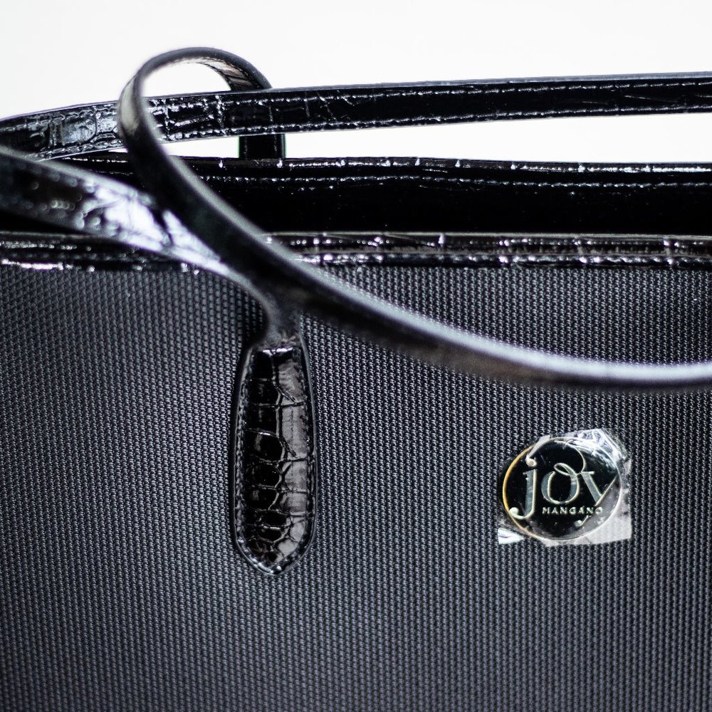 Joy Mangano TuffTech Croco Embossed Tote